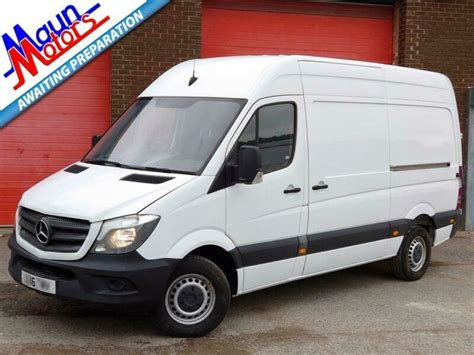 2016 Mercedes Benz Sprinter 313 Cdi 129ps Mwb High Roof Panel Van