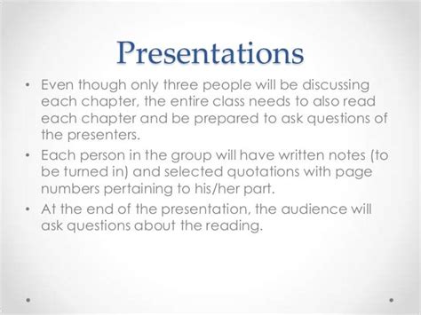 Elements Of The Oral Presentation