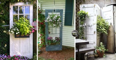 Il riciclo creativo è un'attività davvero entusiasmante, perchè si da vita ad oggetti che non avreste mai immaginato. Decorare il giardino riciclando le vecchie porte! 20 idee...