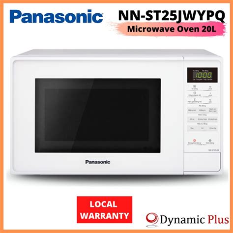 Panasonic Nn St25jwypq Compact 800w Microwave Oven 20l Shopee Singapore