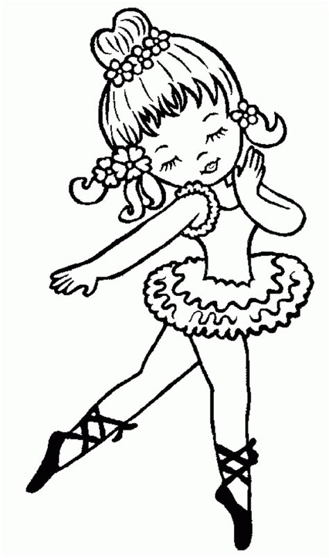 Free Printable Ballerina Coloring Pages Everfreecoloring