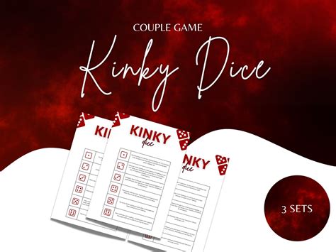 Sex Game Printable Adult Sex Game Kinky Game For Couples Noughty Dice Forplay Game T For