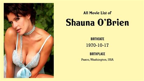 Shauna Obrien Movies List Shauna Obrien Filmography Of Shauna Obrien Youtube