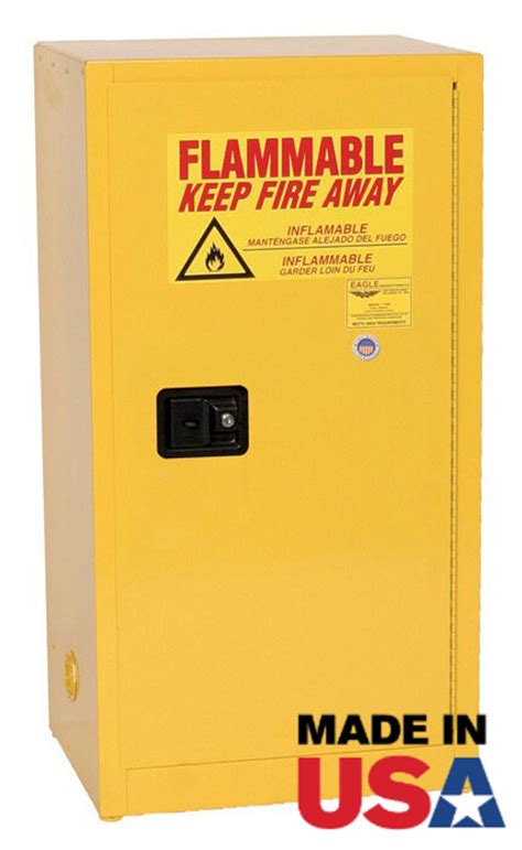 eagle 1976x wall mount flammable safety cabinet 24 gallon