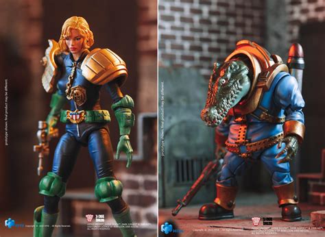 More Judge Dredd Figures Unveiled From 2000 Ad And Hiya Toys Judge Anderson And Fearsome Klegg
