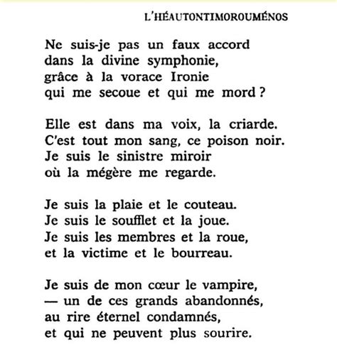 Poeme De Baudelaire