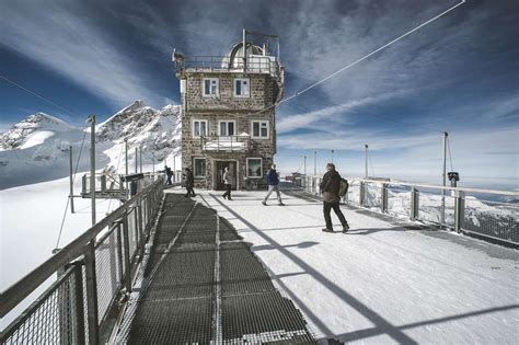 Jungfraujoch Top Of Europe 3454 Metres Above Sea Level