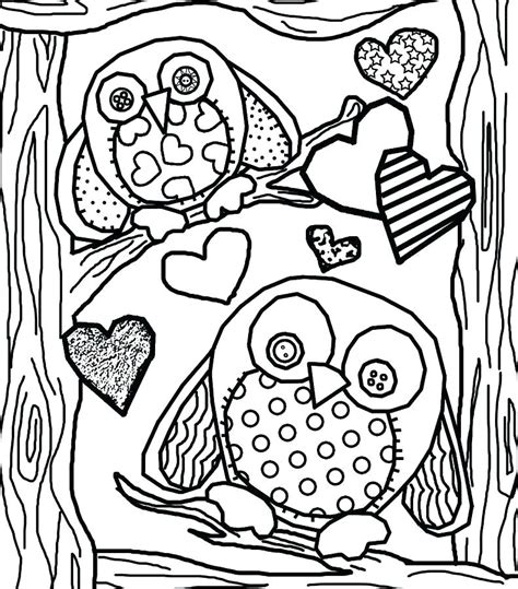 Hard Owl Coloring Pages At Free Printable Colorings