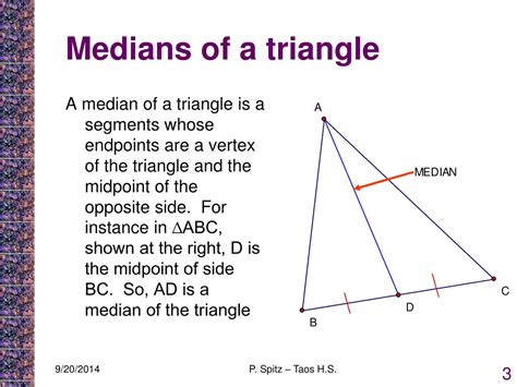 Ppt Medians And Altitudes Of A Triangle Powerpoint Presentation Free