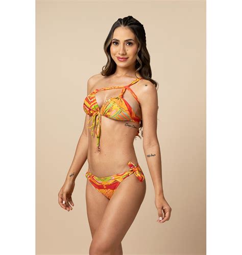 Caribbean Gold Bikini Triangle Top Vanleve