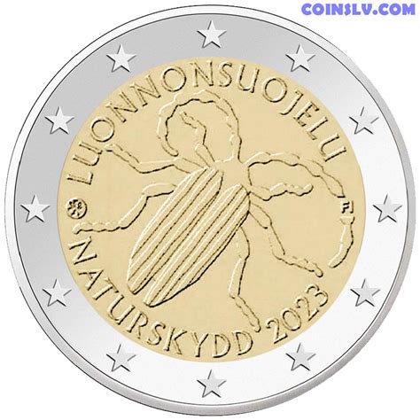 2 Euro Coin Finland 2023 First Finnish Nature Conservation Act