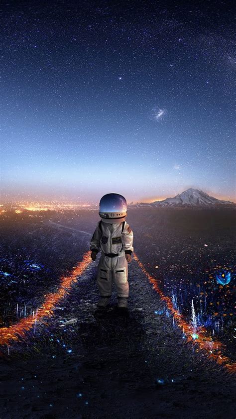 Astronaut Art Space Stars Galaxy Wallpaper Cool Backgrounds