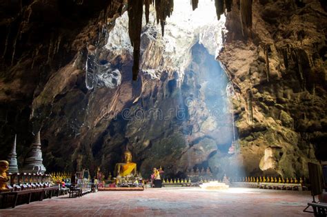 Khao Luang Cave In Phetchaburithailand Stock Photo Image Of Light