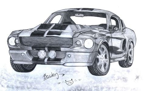 Eleanor Ford Mustang Shelby Gt500 67 By Rebcsy On Deviantart