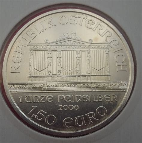 150 Euro 2008 Vienna Philharmonic Comemorative 1999 Prezent Euro
