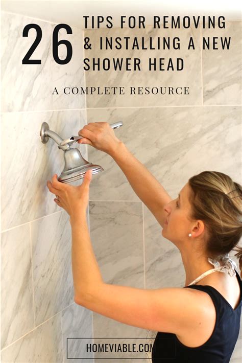 Removing And Installing A New Shower Head Shower Heads Shower Head