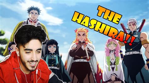 After meeting the water hashira of the. THE HASHIRA!! Demon Slayer Episode 21 (Reaction/Review Video) - YouTube