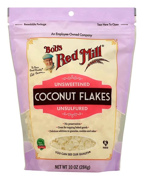 Bobs Red Mill Unsweetened Coconut Flakes Shop Coconut Flakes At H E