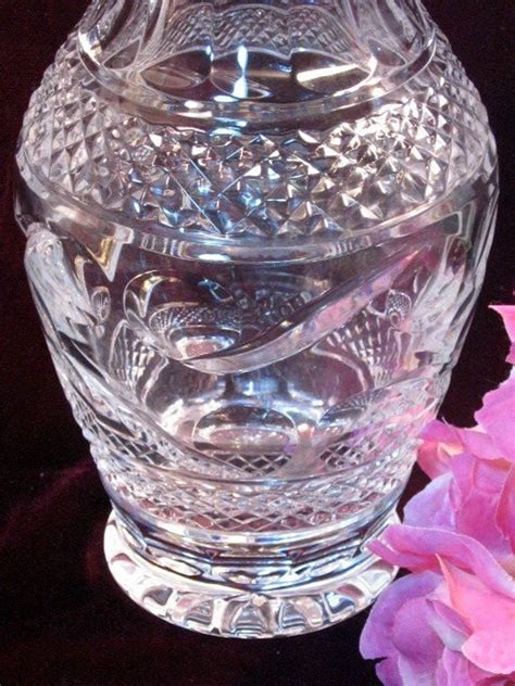 Vintage Waterford Crystal Glandore Flower Vase Etsy