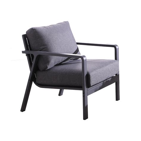 JIAHE Wholesale Aluminum Outdoor Sofa Black OD Outdoor Furniture Manufacturer