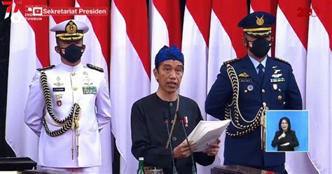 Gaya Jokowi Pakai Baju Adat Suku Baduy Di Sidang Tahunan MPR Smart