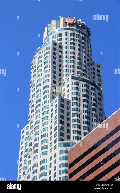 Los Angeles Usa April 5 2014 Us Bank Tower Skyscraper In Los