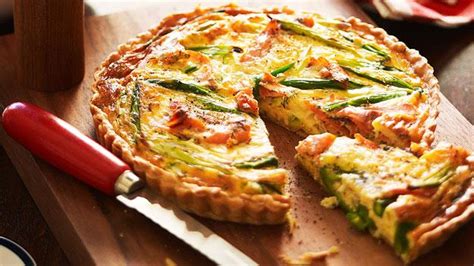 Smoked Salmon And Asparagus Quiche Australian Womens Weekly Food