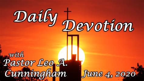 Daily Devotions And Reflections For May 30 2020 Youtube