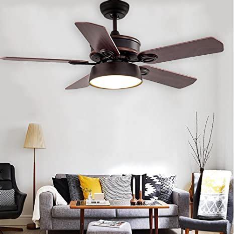Keep your home looking and feeling cool with modern and affordable ceiling fans. RainierLight Modern Ceiling Fan 5 Wood Blades Acrylic ...