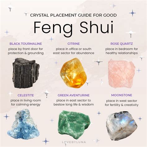 Crystal Placements For Good Feng Shui Crystals Feng Shui Herbal Magic