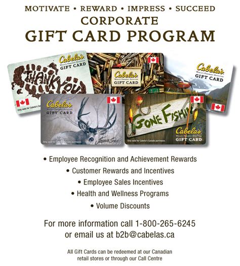 The free cabela's catalog is loaded with everything you could ever need for a great outdoor excursion. Corporate Gift Card Program | Cabela's Canada