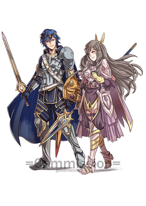 Chrom And Sumia Fire Emblem And More Drawn By Gzei Danbooru