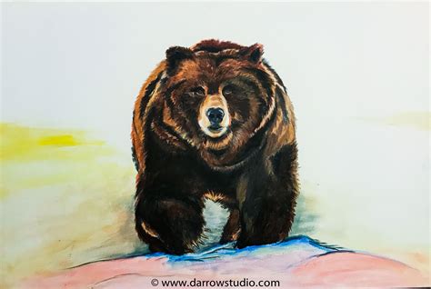 Bear Painting Acrylic Paint Bear Paintings Bear Painting And Drawing