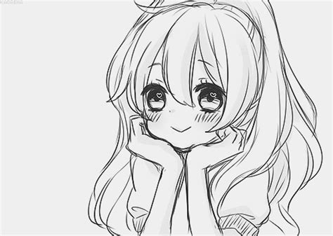 Anime Girl Smiling Tumblr Inspiration Of Drawing