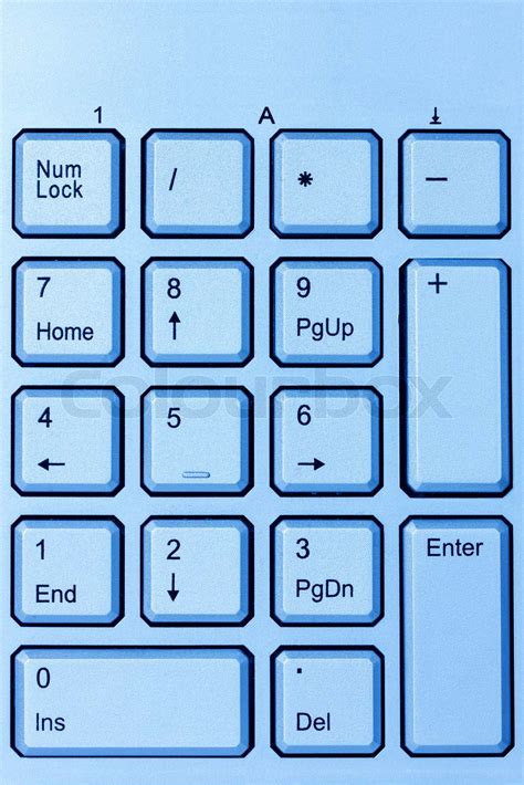 Keyboard Calculator Stock Image Colourbox