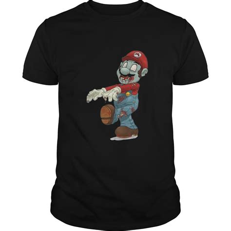 Pin On Official Zombie Mario Shirt