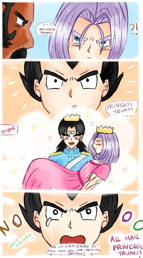 Princess Trunks Dragon Ball Z By Artsydeedee On Deviantart