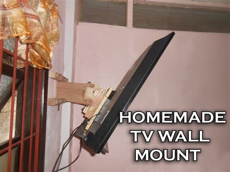 Homemade Tv Wall Mount Youtube