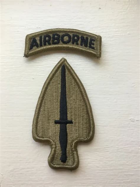 Us Army Special Operations Command Usasoc Ocp Ssi Patch W Airborne Tab
