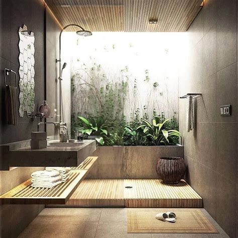 Plants In Your Bathroom 🤔 Comment Your Thoughts Below 📐 Design By
