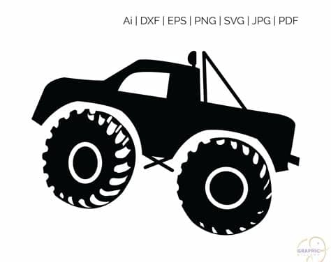 Whether you're a global ad agency or a freelance graphic designer, we have the vector graphics to make your project come to life. Monster Truck SVG EPS. Vector Clipart Digital Silhouette ...