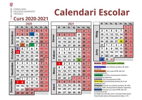 Calendario Escolar 2020 2021 Ceip De Randufe Images
