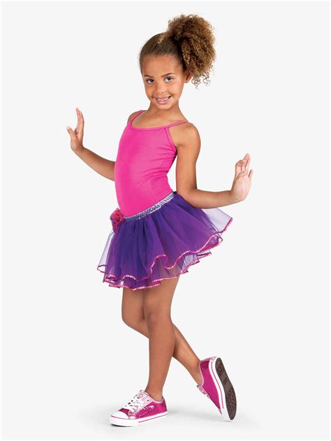Girls Sequin Rose Jazz Tutu La Petite Ballerina PC DiscountDance Com