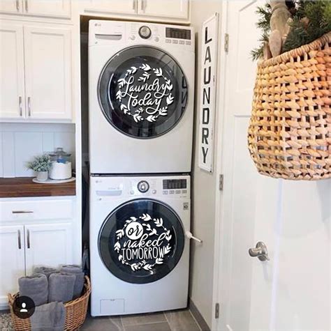 Laundry Today Or Naked Tomorrow Vinyl Decals Laundry Room Etsy