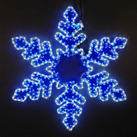 If you can't caulk, rope caulk is great to stop drafts. Lighted Christmas LED Snowflakes - Novelty Lights