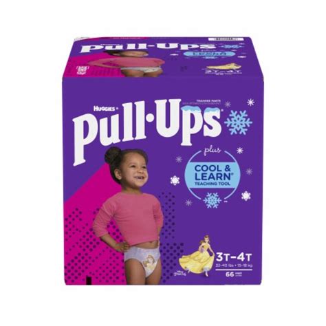 Pull Ups Cool And Learn 3t 4t Girls Training Pants 66 Count 66 Ct Kroger