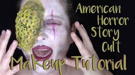 American Horror Story Cult Halloween Makeup Tutorial Youtube