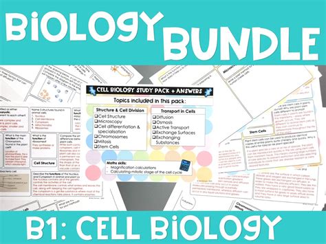 Aqa Gcse Biology Revision B1 Cell Biology Teaching Resources