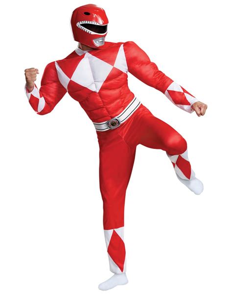 Red Ranger Muscle Power Rangers Costume