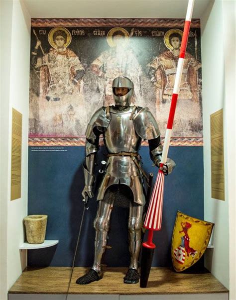 Serbian Knight And His Armorarmor Of Great Serbian Legend Nikola